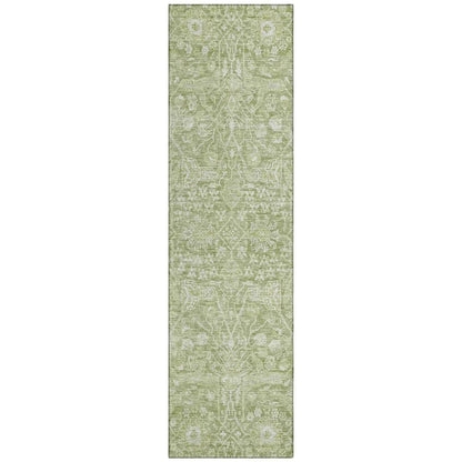 LOOMLAN Rugs Mila Green Washable Indoor-Outdoor Rug