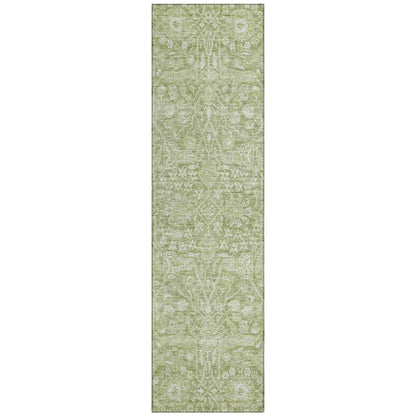 LOOMLAN Rugs Mila Green Washable Indoor-Outdoor Rug