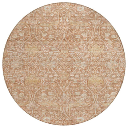 LOOMLAN Rugs Mila Orange Washable Indoor-Outdoor Rug