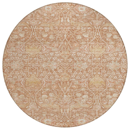 LOOMLAN Rugs Mila Orange Washable Indoor-Outdoor Rug