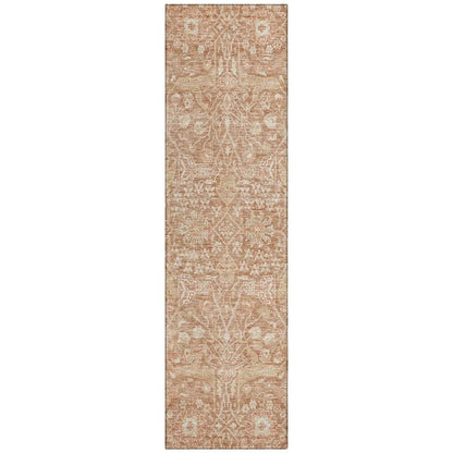 LOOMLAN Rugs Mila Orange Washable Indoor-Outdoor Rug