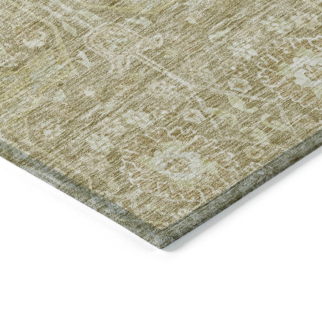 LOOMLAN Rugs Mila Taupe Washable Indoor-Outdoor Rug