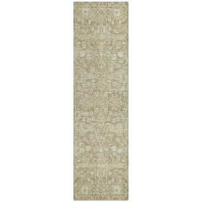 LOOMLAN Rugs Mila Taupe Washable Indoor-Outdoor Rug