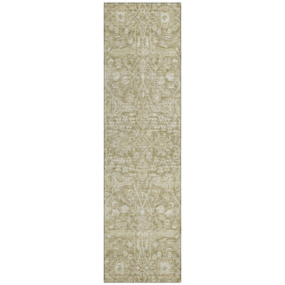 LOOMLAN Rugs Mila Taupe Washable Indoor-Outdoor Rug