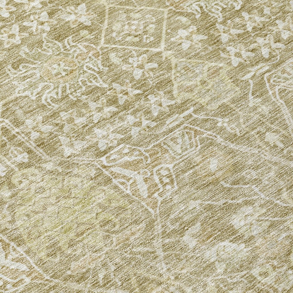 LOOMLAN Rugs Mila Taupe Washable Indoor-Outdoor Rug