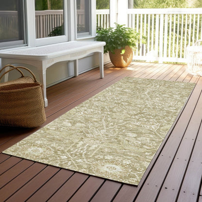 LOOMLAN Rugs Mila Taupe Washable Indoor-Outdoor Rug