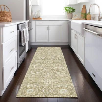 LOOMLAN Rugs Mila Taupe Washable Indoor-Outdoor Rug