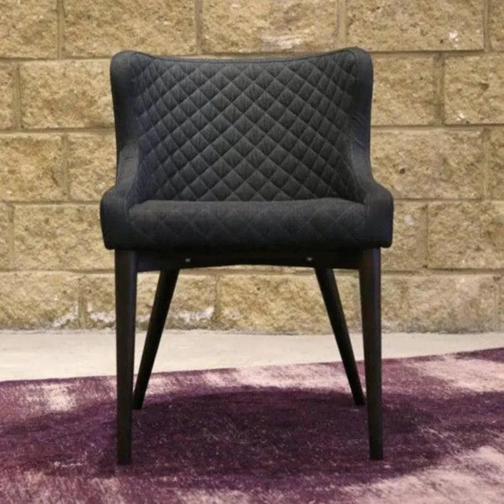 Mila Wood Full Back Armless Dining Chair 2PC - LOOMLAN - LH Imports - Dining Chairs