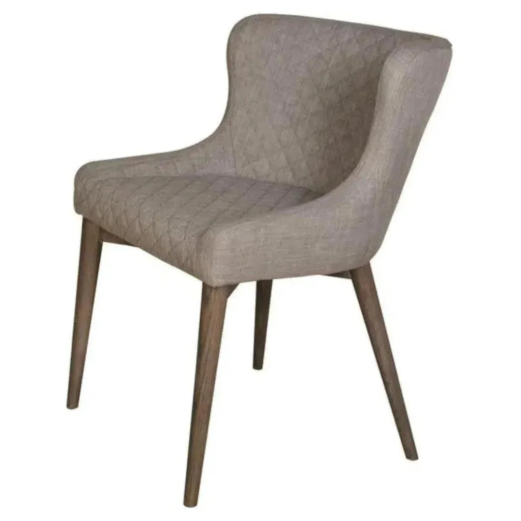 Mila Wood Full Back Armless Dining Chair 2PC - LOOMLAN - LH Imports - Dining Chairs