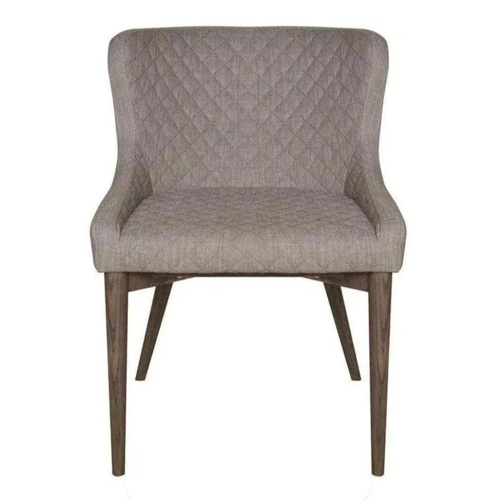 Mila Wood Full Back Armless Dining Chair 2PC - LOOMLAN - LH Imports - Dining Chairs