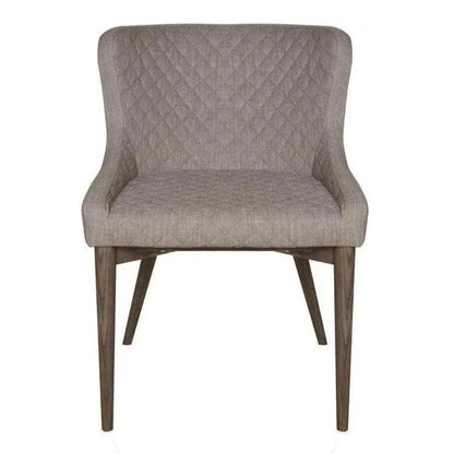 Mila Wood Full Back Armless Dining Chair 2PC - LOOMLAN - LH Imports - Dining Chairs