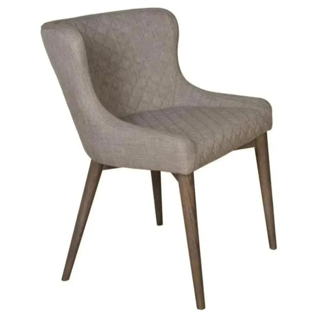 Mila Wood Full Back Armless Dining Chair 2PC - LOOMLAN - LH Imports - Dining Chairs