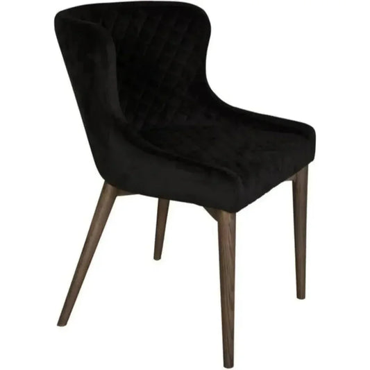 LH Home Mila Wood Full Back Armless Dining Chair 2PC