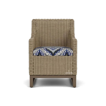 Lloyd Flanders Milan Dining Armchair Premium Wicker Furniture Made USA