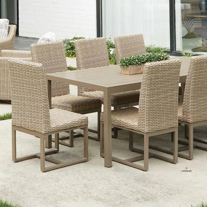 Lloyd Flanders Milan Dining Chair Premium Wicker Furniture Made USA