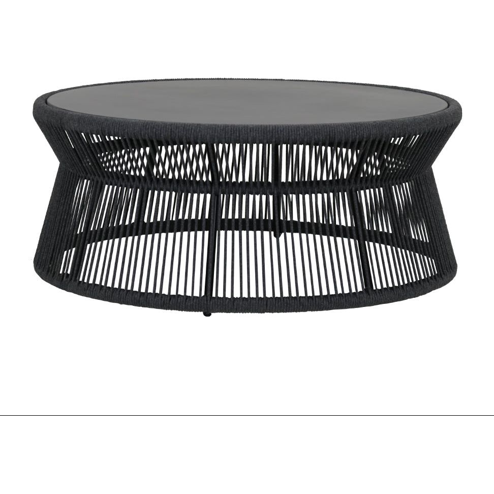 Milano Aluminum Outdoor Coffee Table - LOOMLAN - Sunset West - Outdoor Coffee Tables