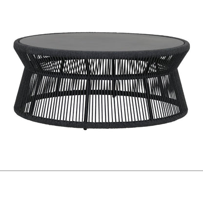 Milano Aluminum Outdoor Coffee Table - LOOMLAN - Sunset West - Outdoor Coffee Tables