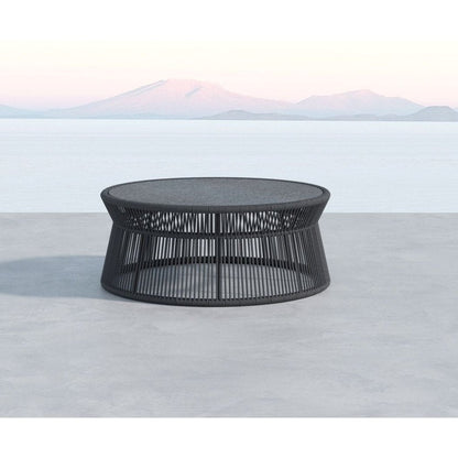 Milano Aluminum Outdoor Coffee Table - LOOMLAN - Sunset West - Outdoor Coffee Tables