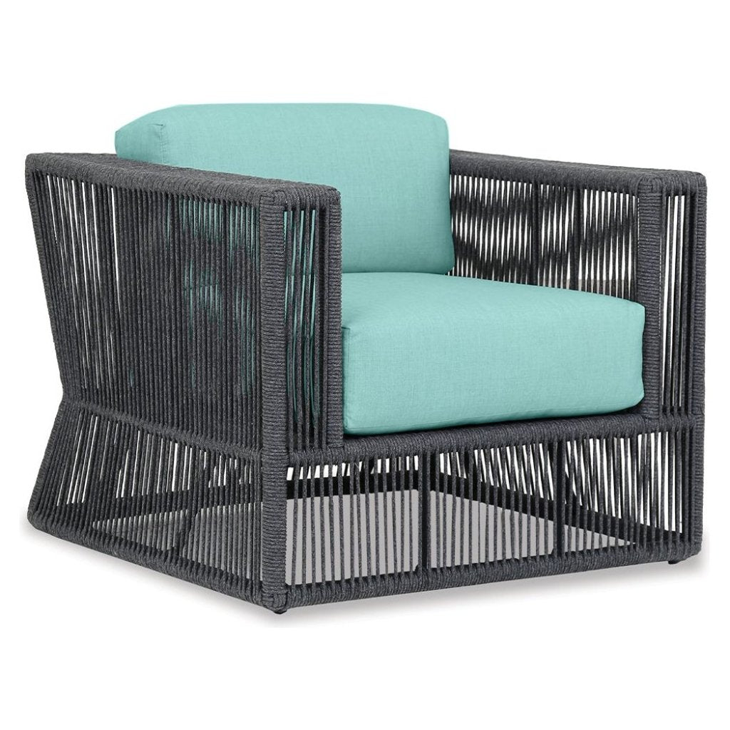 Milano Sunbrella Outdoor Club Chair - LOOMLAN - Sunset West - Outdoor Accent Chairs