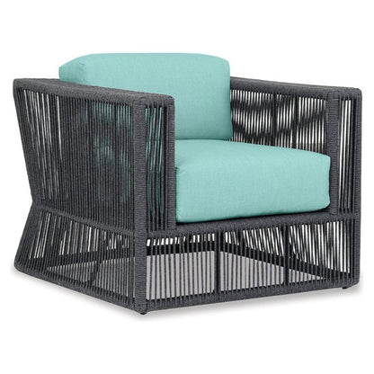 Milano Sunbrella Outdoor Club Chair - LOOMLAN - Sunset West - Outdoor Accent Chairs