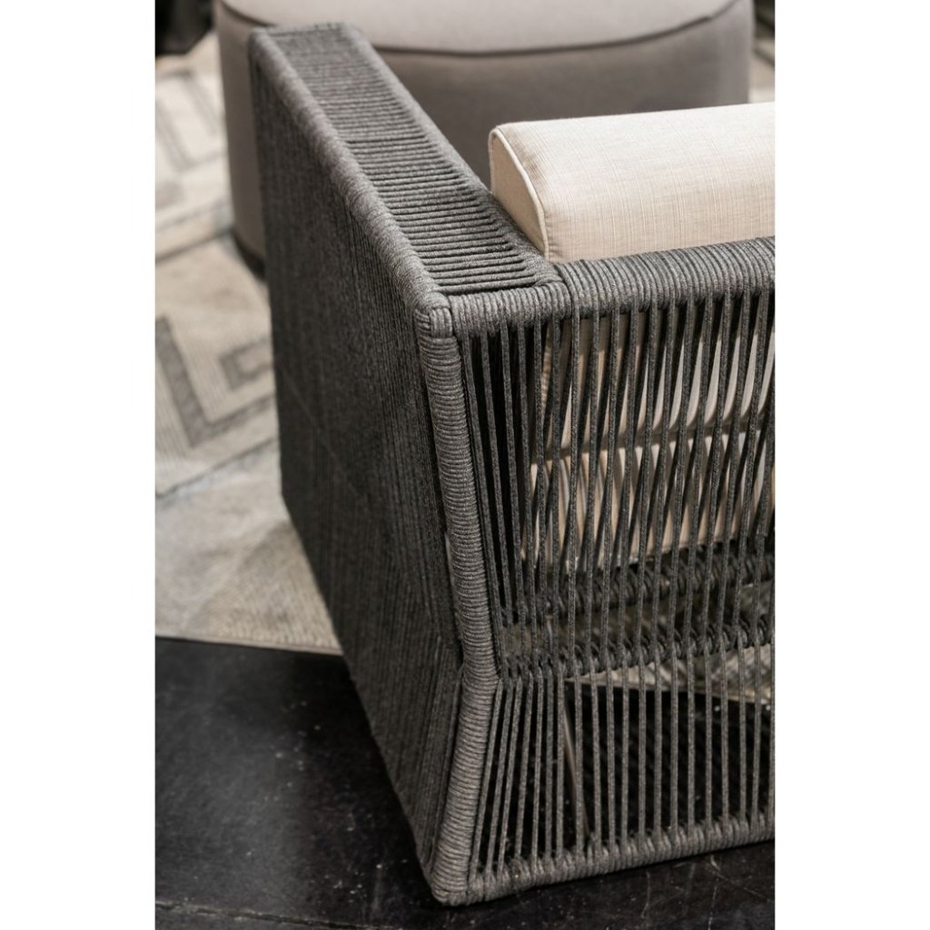 Milano Sunbrella Outdoor Club Chair - LOOMLAN - Sunset West - Outdoor Accent Chairs