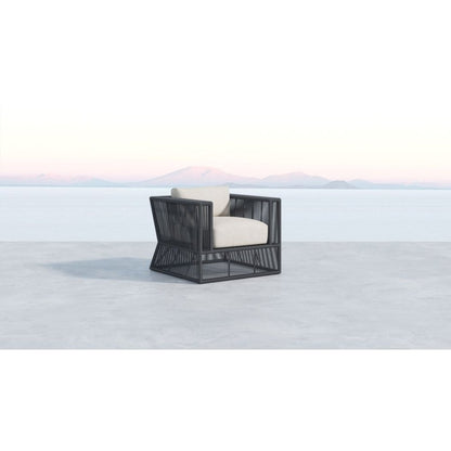 Milano Sunbrella Outdoor Club Chair - LOOMLAN - Sunset West - Outdoor Accent Chairs