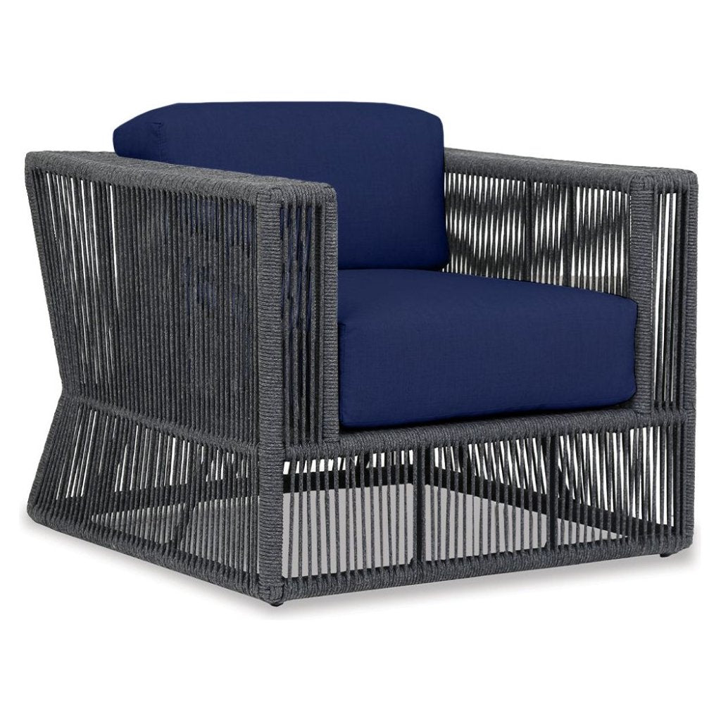 Milano Sunbrella Outdoor Club Chair - LOOMLAN - Sunset West - Outdoor Accent Chairs