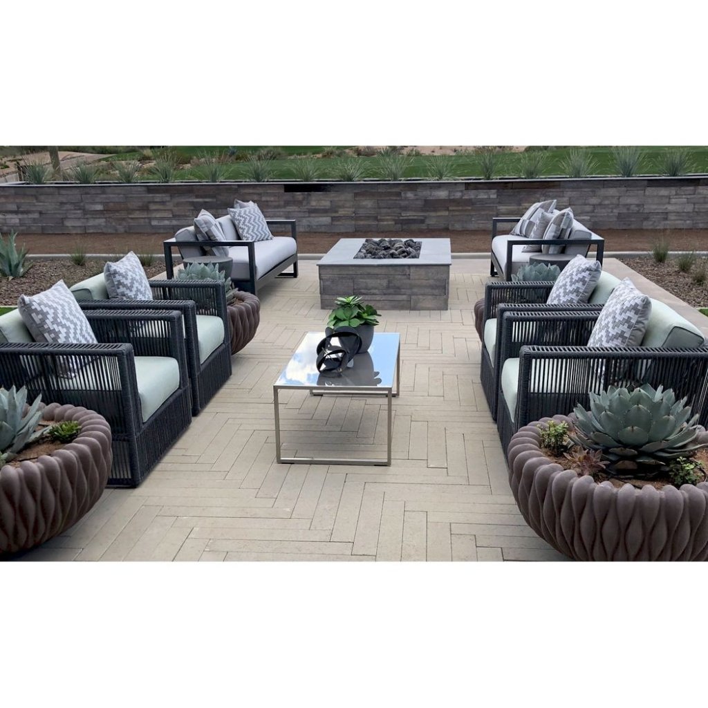 Milano Sunbrella Outdoor Club Chair - LOOMLAN - Sunset West - Outdoor Accent Chairs