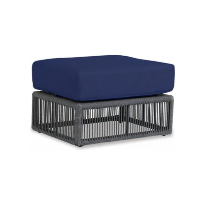 Milano Sunbrella Rectangular Outdoor Ottoman - LOOMLAN - Sunset West - Outdoor Ottomans