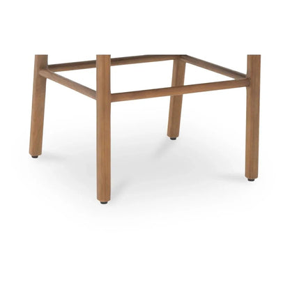 Moe's Home Mira Black Solid Teak Frame Outdoor Dining Chair