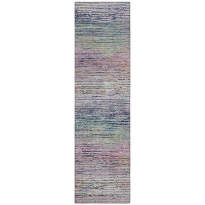 LOOMLAN Rugs Mirae Pink Washable Indoor-Outdoor Rug