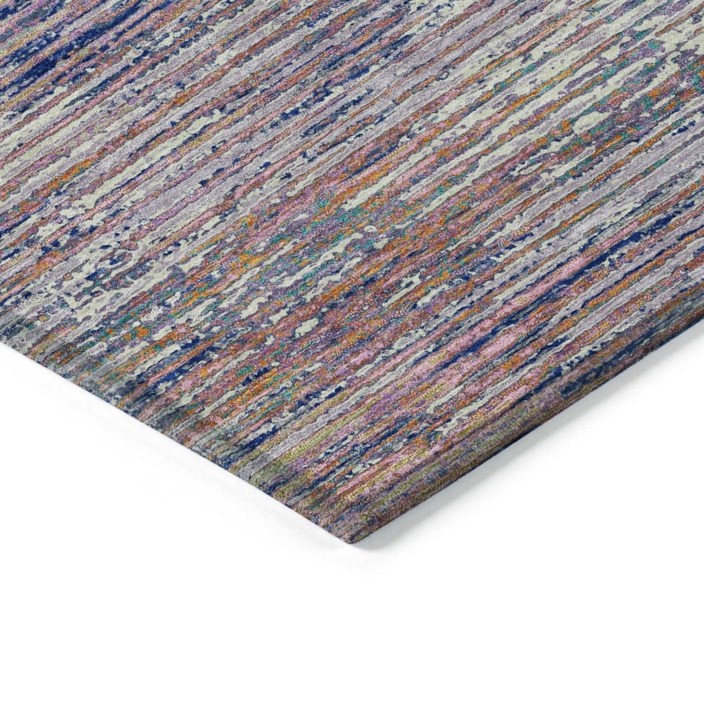 LOOMLAN Rugs Mirae Pink Washable Indoor-Outdoor Rug