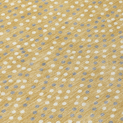 LOOMLAN Rugs Mirelia Gold Washable Indoor-Outdoor Rug