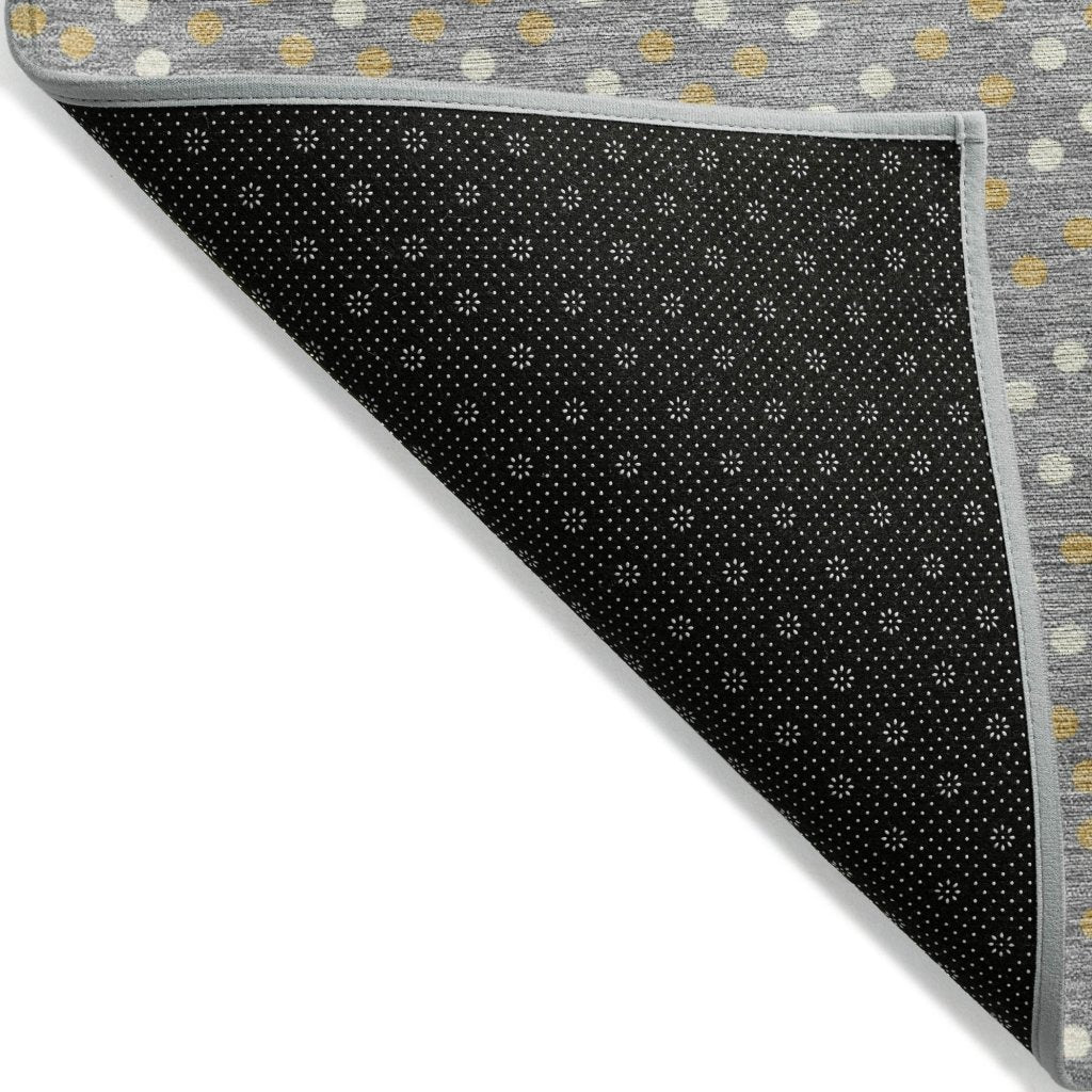 LOOMLAN Rugs Mirelia Gray Washable Indoor-Outdoor Rug