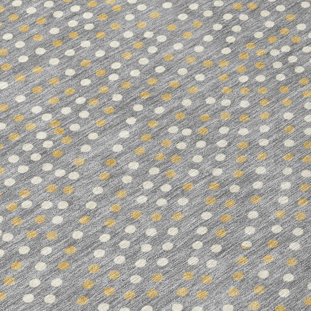 LOOMLAN Rugs Mirelia Gray Washable Indoor-Outdoor Rug