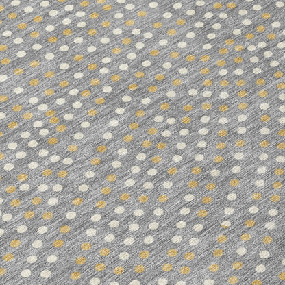 LOOMLAN Rugs Mirelia Gray Washable Indoor-Outdoor Rug