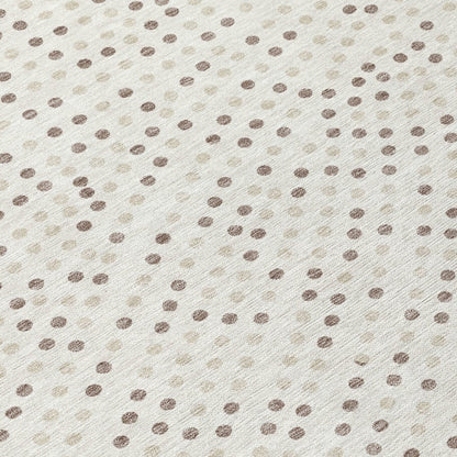 LOOMLAN Rugs Mirelia Ivory Washable Indoor-Outdoor Rug
