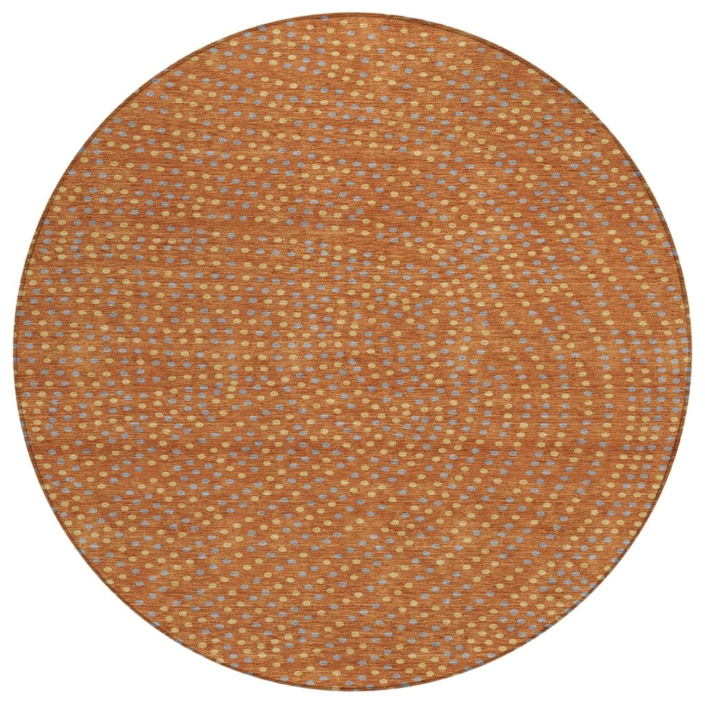 LOOMLAN Rugs Mirelia Paprika Washable Indoor-Outdoor Rug