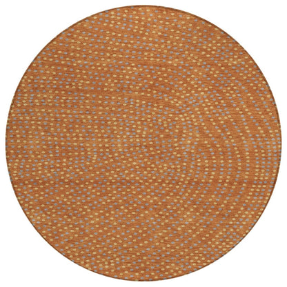 LOOMLAN Rugs Mirelia Paprika Washable Indoor-Outdoor Rug