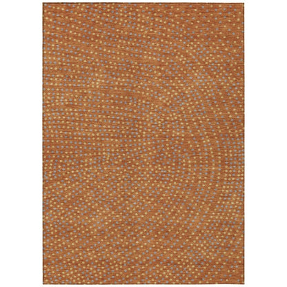 LOOMLAN Rugs Mirelia Paprika Washable Indoor-Outdoor Rug