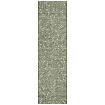 Mirelia Sage Washable Indoor-Outdoor Rug