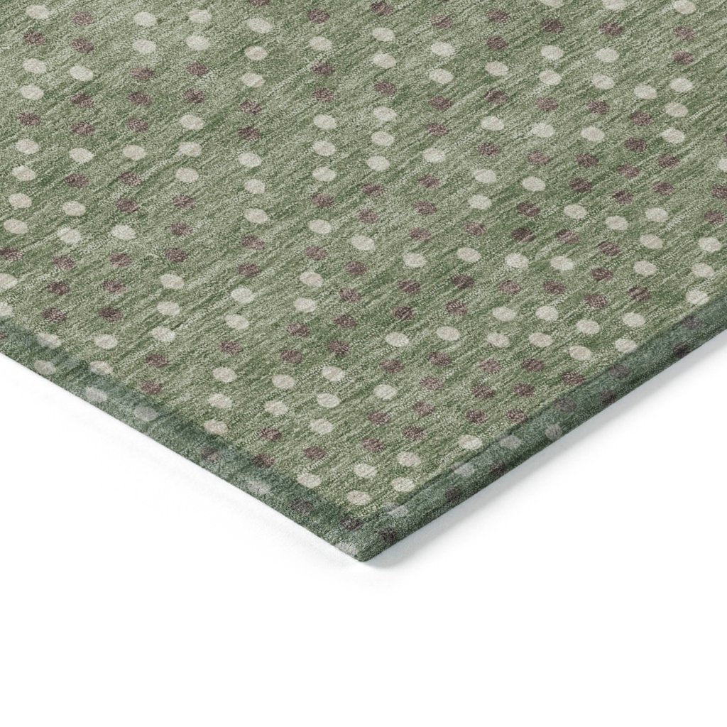 Mirelia Sage Washable Indoor - Outdoor Rug - LOOMLAN - LOOMLAN Rugs - Outdoor Rugs