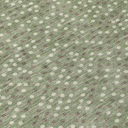 Mirelia Sage Washable Indoor - Outdoor Rug - LOOMLAN - LOOMLAN Rugs - Outdoor Rugs