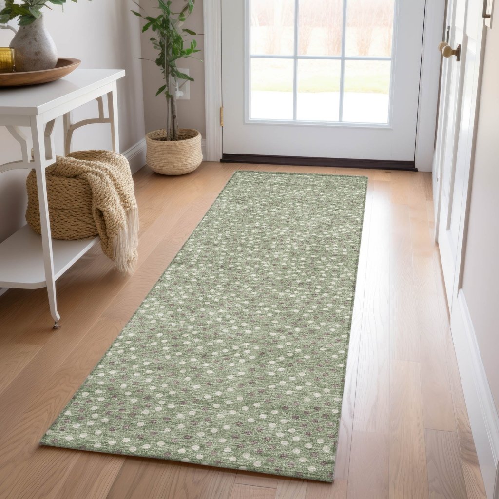 Mirelia Sage Washable Indoor - Outdoor Rug - LOOMLAN - LOOMLAN Rugs - Outdoor Rugs