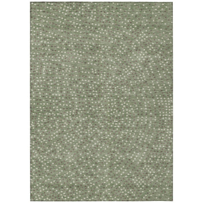 Mirelia Sage Washable Indoor - Outdoor Rug - LOOMLAN - LOOMLAN Rugs - Outdoor Rugs