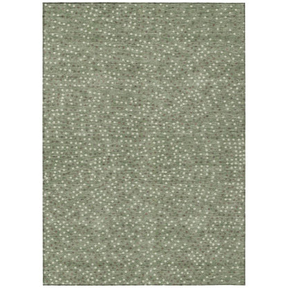 Mirelia Sage Washable Indoor-Outdoor Rug
