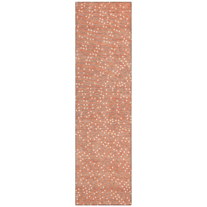 LOOMLAN Rugs Mirelia Salmon Washable Indoor-Outdoor Rug