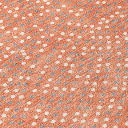 LOOMLAN Rugs Mirelia Salmon Washable Indoor-Outdoor Rug