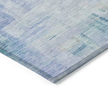 LOOMLAN Rugs Mireya Blue Washable Indoor-Outdoor Rug