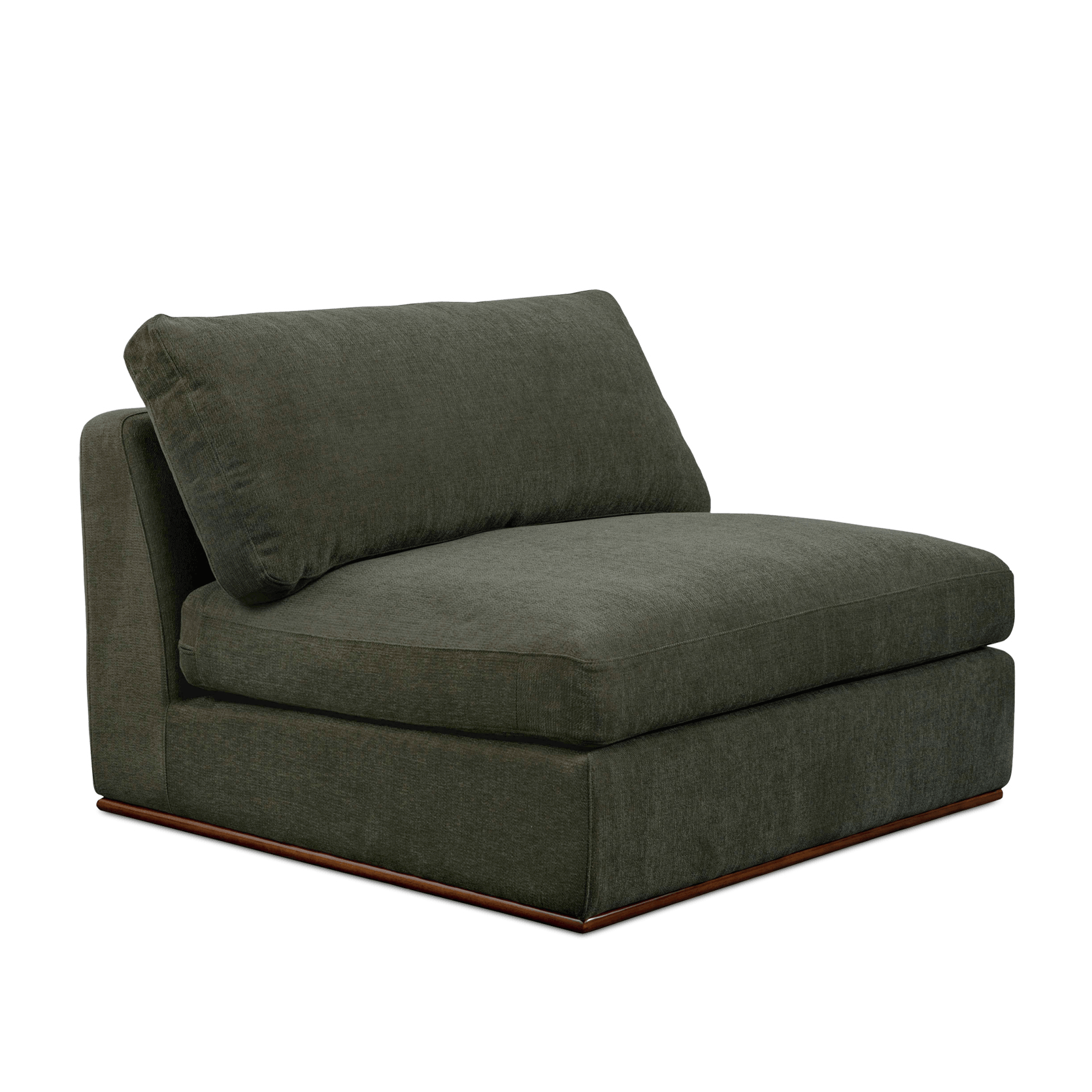 Moe's Home Rue Removable Back Cushion Slipper Chair